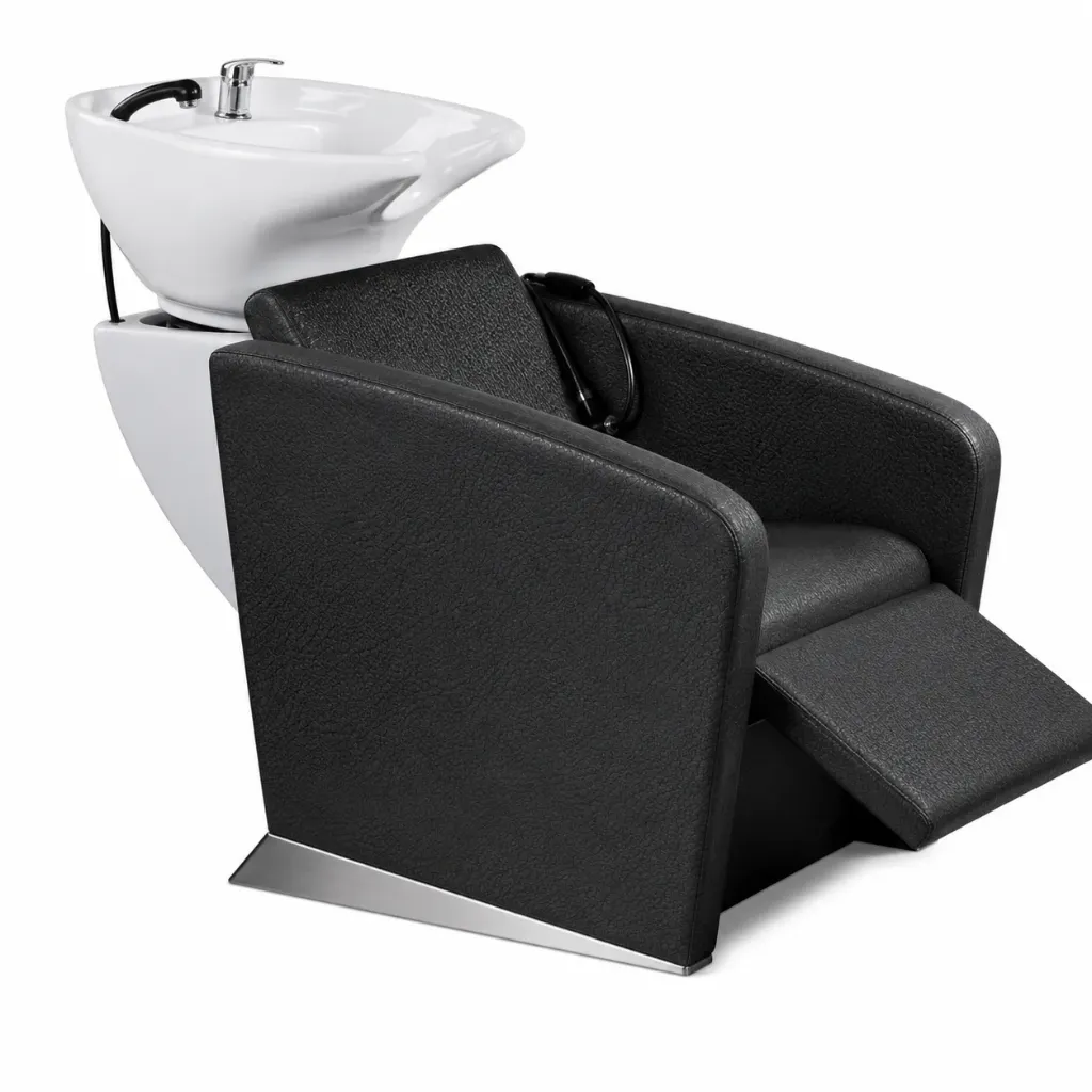 [8421337500315] Lavacabezas Bali Electrico Negro Textura Acero MH Cosmetics
