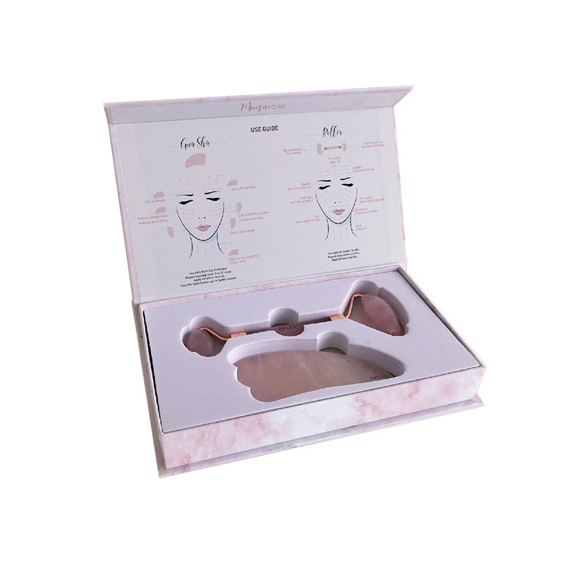 Mima Rose Set De Rejuvenecimineto Facial - Rodillo De Cuarzo Y Gua Sha