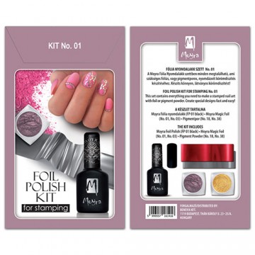 Moyra Kit Stamping Con Foil Nº1
