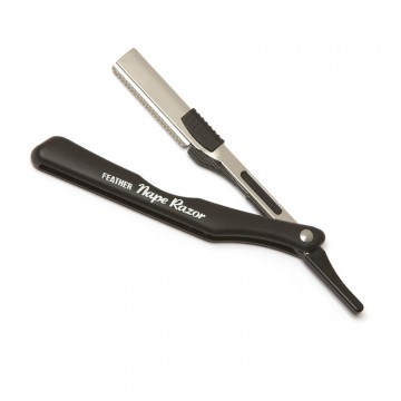 Navaja Feather Nape Razor Mini Hoja Cambiable 