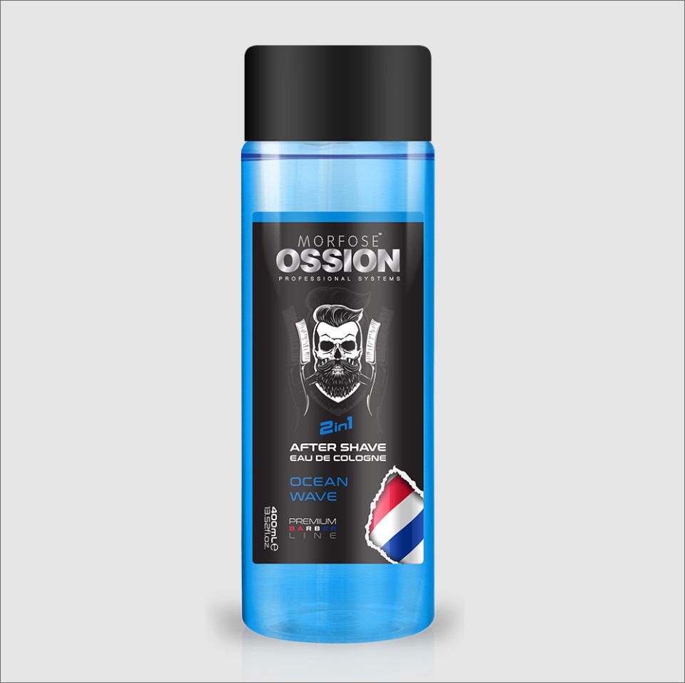 [8681701007684] Ossion Morfose After Shave Eau Cologne 400ml (Ocean wave)