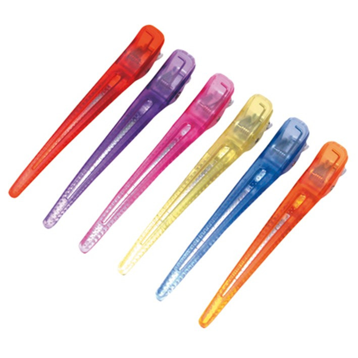 Pinzas metal-plastico 6uds 10cm