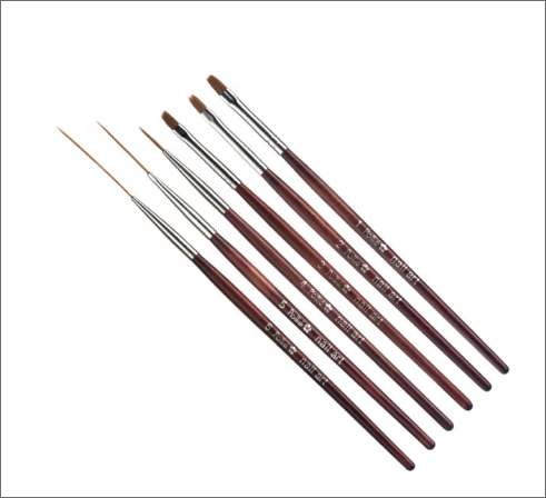 [8423029034719] Pollie Set 6 Pinceles De Decoración De Uñas