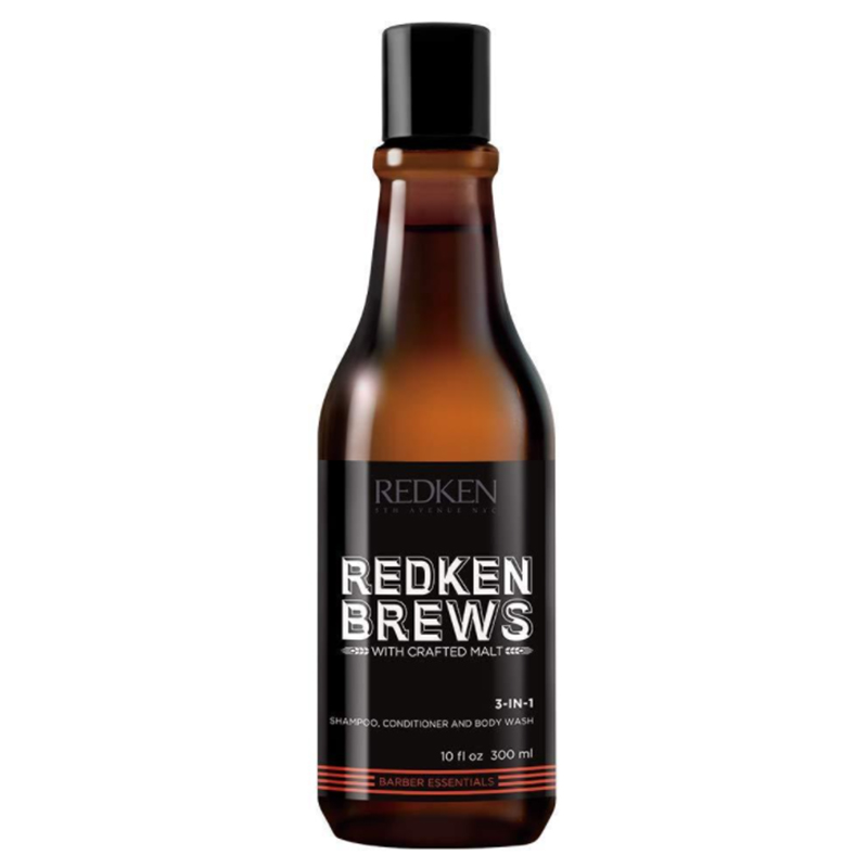 [884486336859] Redken Brews 3In1 - Champú, Acondicionador Y Gel De Ducha