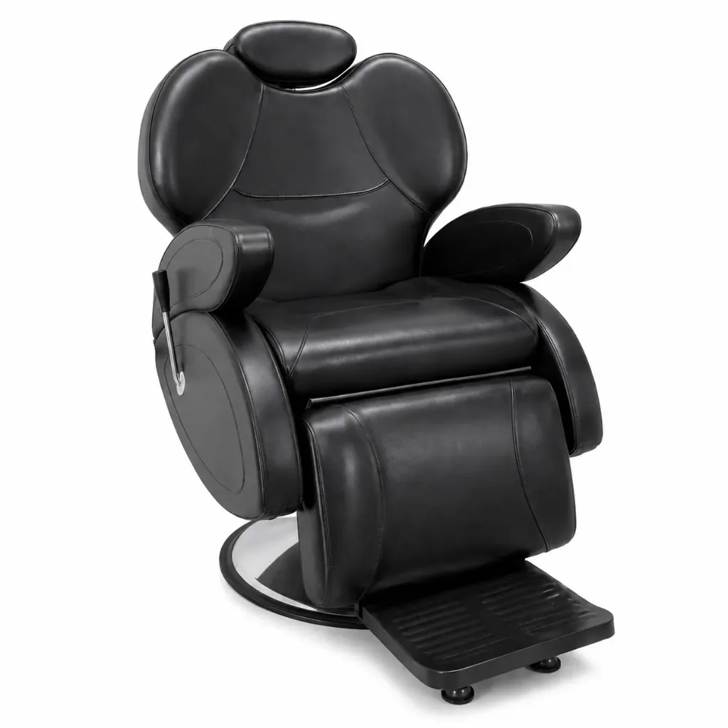 [4377] Sillon Barbero Hercules Negro MH Cosmetics