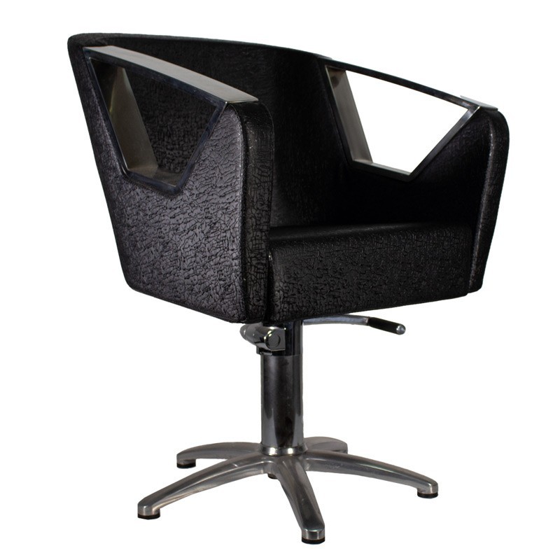 [8435303670681] Sillon Helsinki Negro Textura Acero MH Cosmetics
