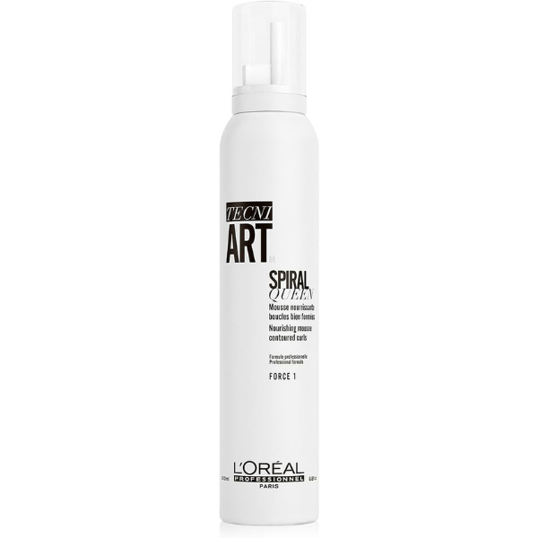 Tecniart Spiral Queen - Espuma De Nutrición Para Rizos Contorneados