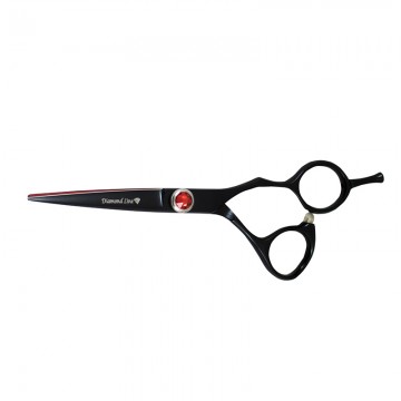Tijera Diamond Black 5.5'' Acero Japonés MH Cosmetics