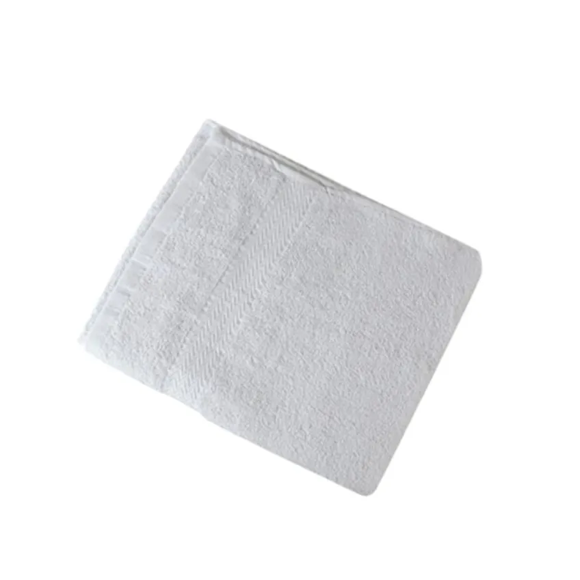 Toalla blanca 100% algodon 50x90cm