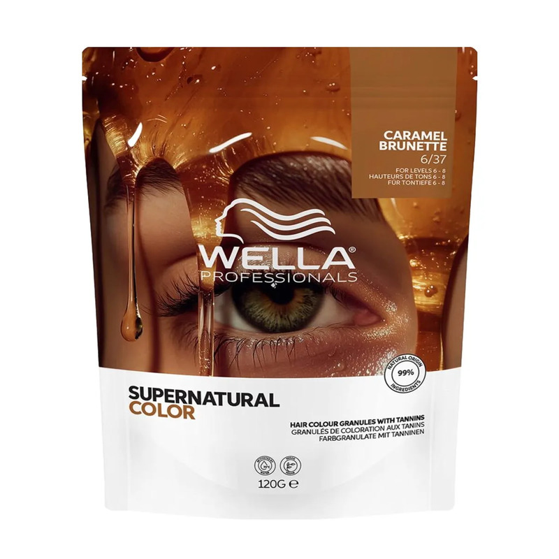 [4064666939803] Supernatural Color 120gr wella (6/37 RUBIO OSCURO DORADO MARRON )