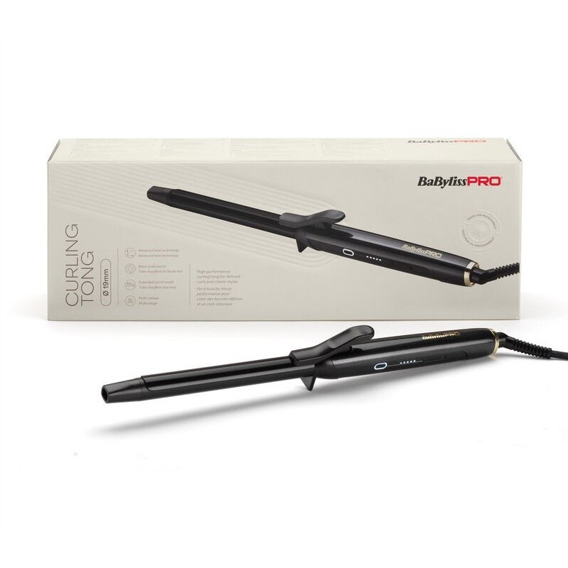 [3030050200256] Tenacilla Curling Tong Babyliss (19 mm)