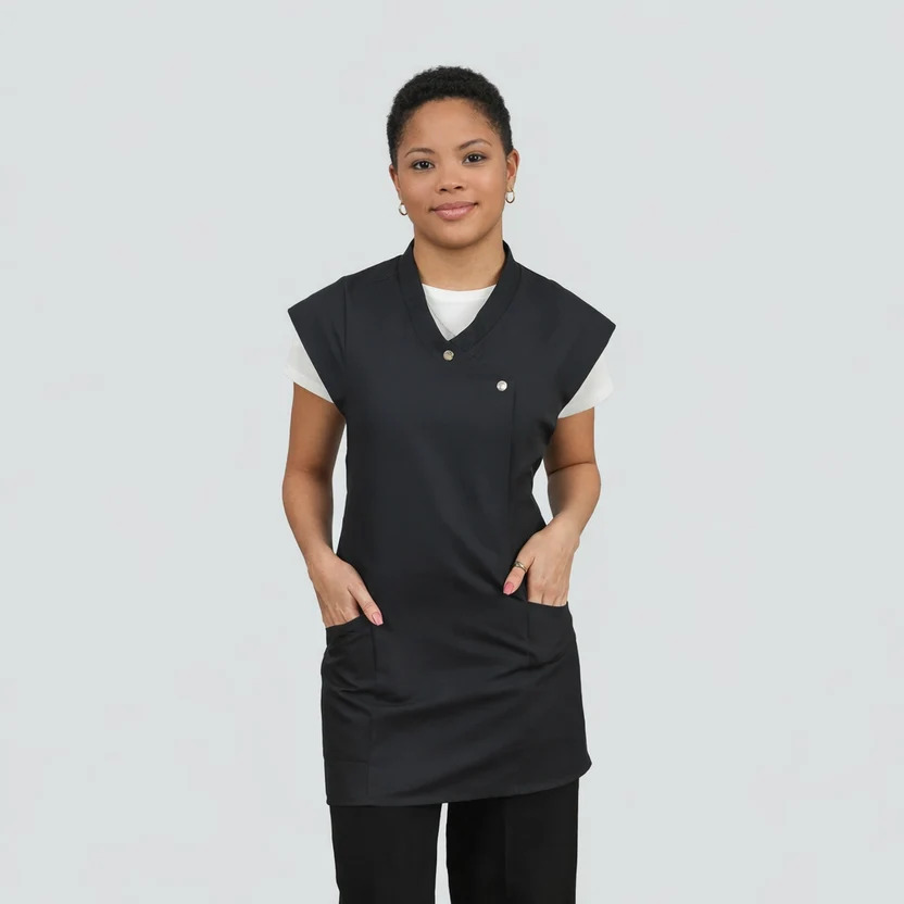 Delantal Negro Ajustable