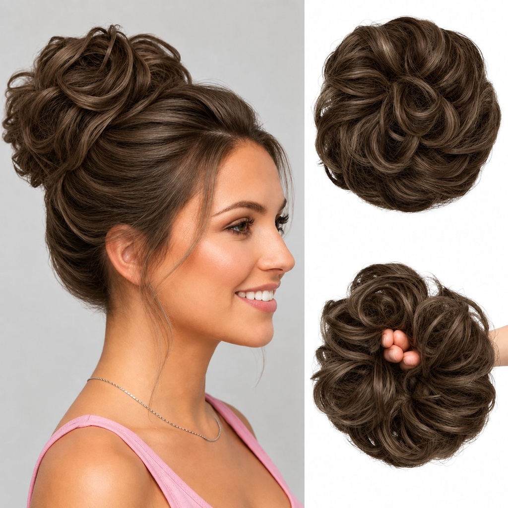 Coletero lila fibre hair