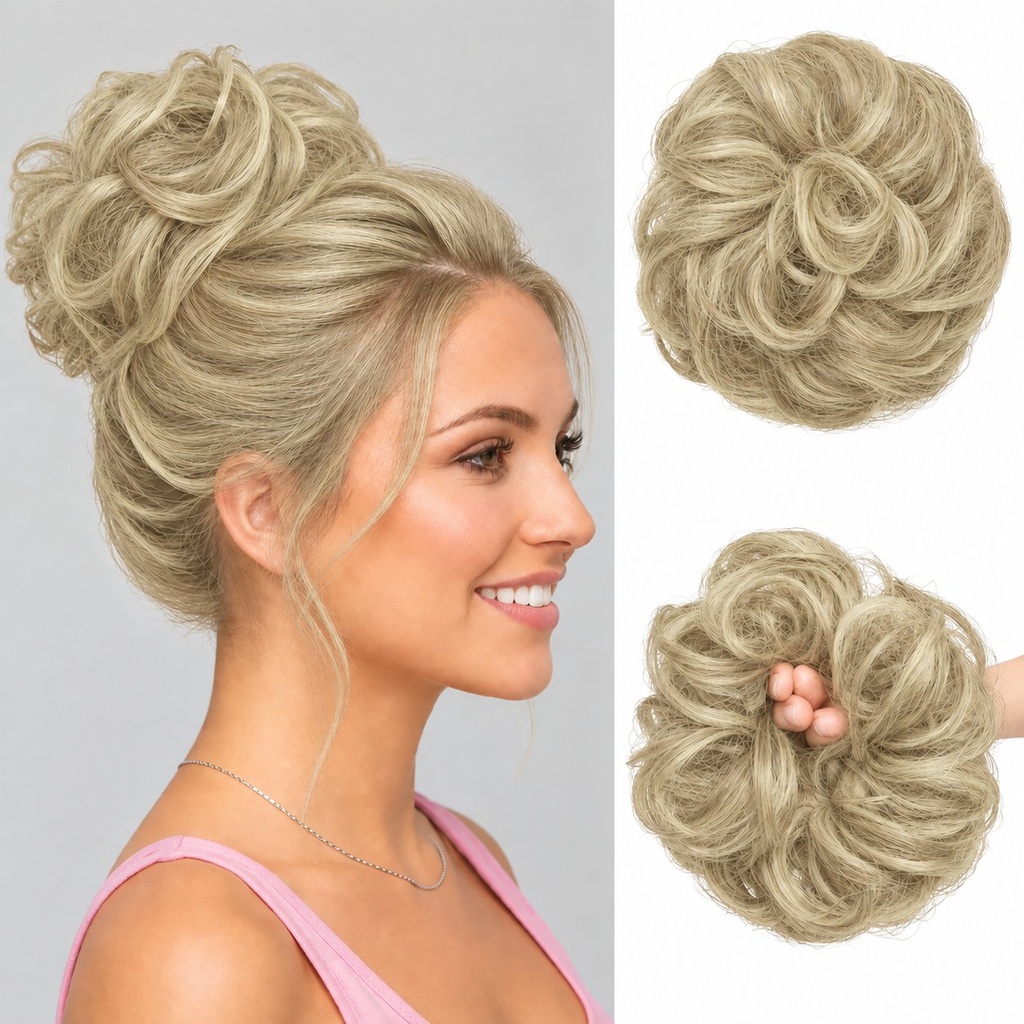 Coletero lila fibre hair