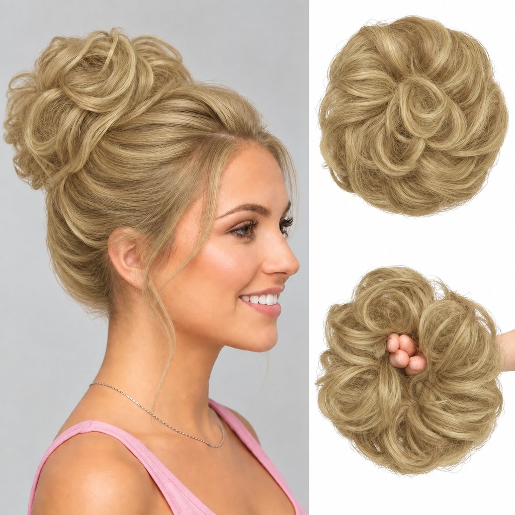 Coletero lila fibre hair
