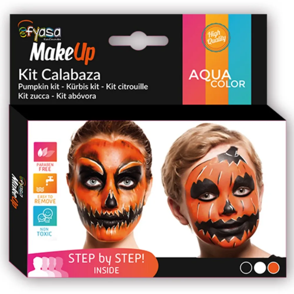 Kit Calabaza 3 Colores Al Agua 3x2 Gr
