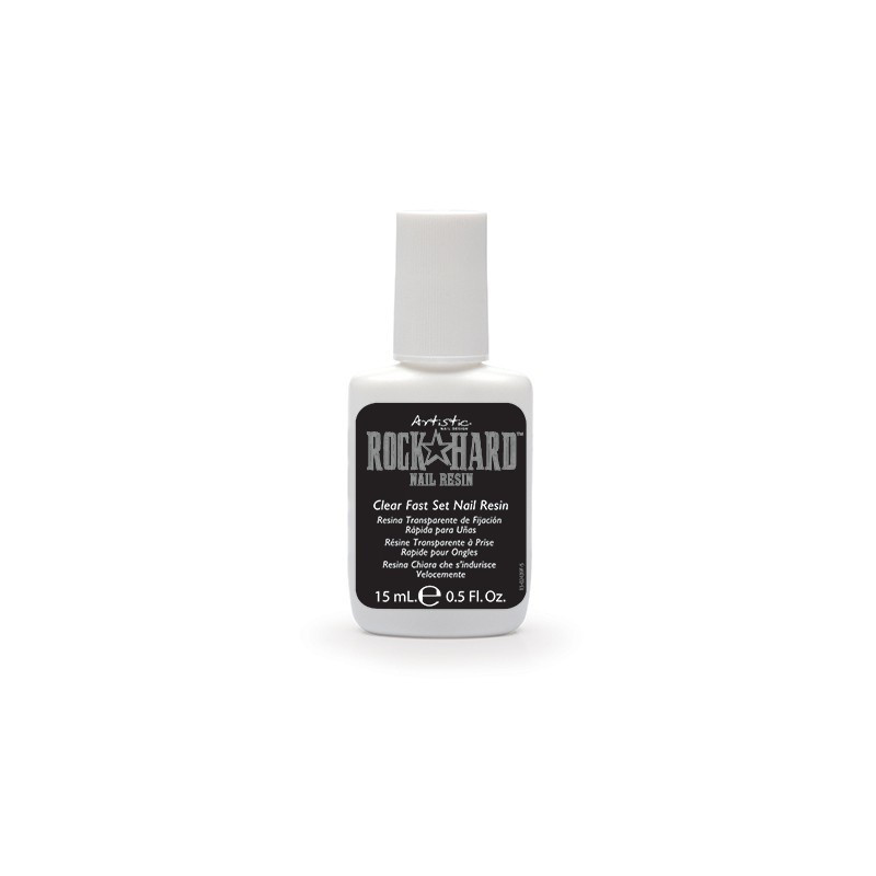 Artistic Rock Hard resina transparente de fijación rápida de uñas 15ml