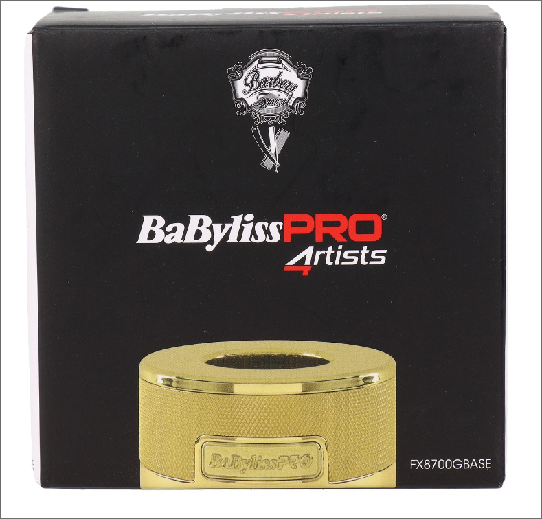 [3030050179477] Babyliss Pro Metal Clipper Charging Stand Gold