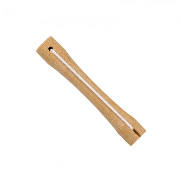 Bigudi Madera Estriada 14Cm Eurostil - Bolsa 10U