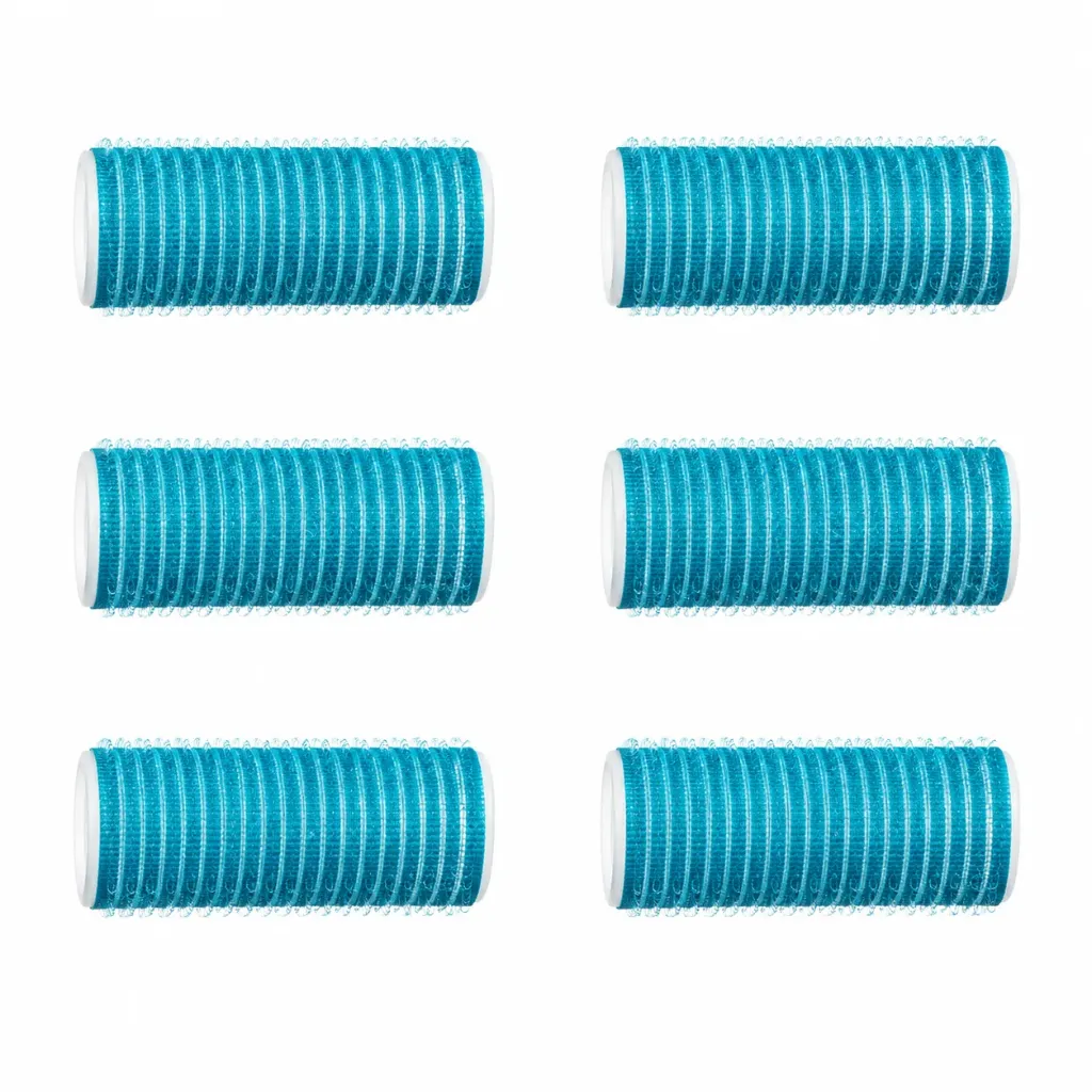Bolsa 6 Rulos Super Adherentes Azul Claro 28Mm