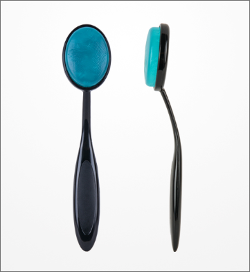Brocha Maquillaje Ovalada Silicona Aquamarine Bifull