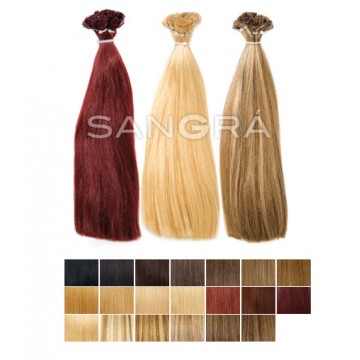 Cabello Natural (10) Pre-Encolado Sangra (BLUE)