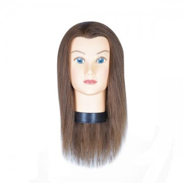 Cabeza Maniqui Para Formación Woman Girl Brown 36Cm