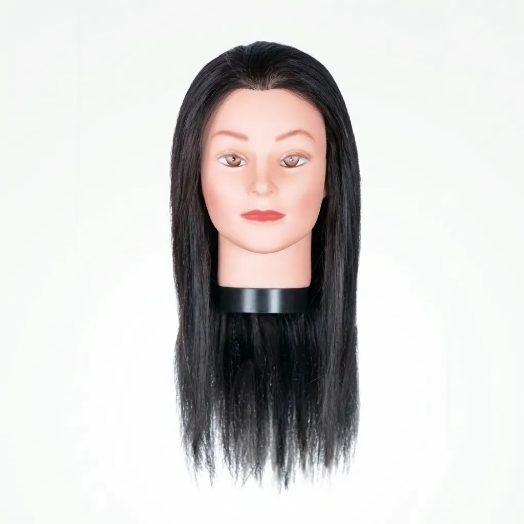 Cabeza Maniqui Woman Cabello 100% Natural 40-45Cm