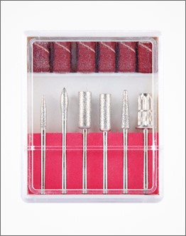 Caja Brocas Torno Uñas (5 Fresas Y 6 Lijas Perfect Beauty)