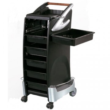 Carrito Peluqueria Negro Plus MH Cosmetics