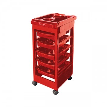 [4210] Carrito Peluqueria Rojo Perfect Beauty