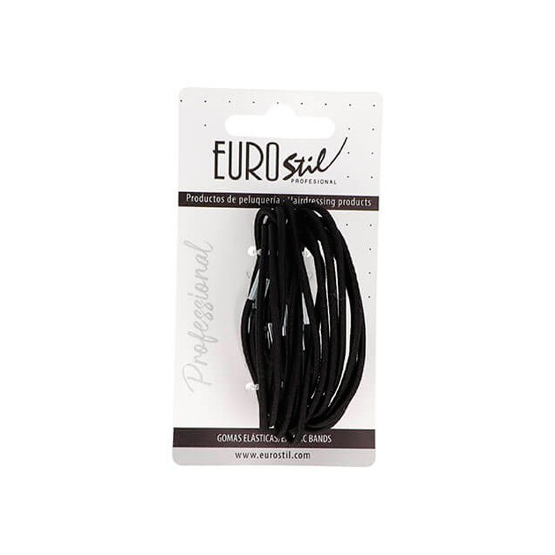 Carton 8 Gomas Gruesas Colita Negro