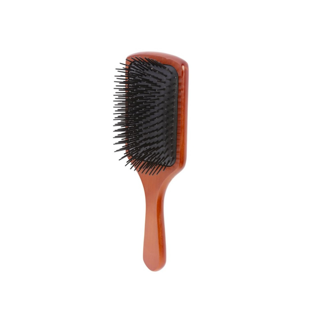 Cepillo Pala Cuadrado Madera MH Cosmetics