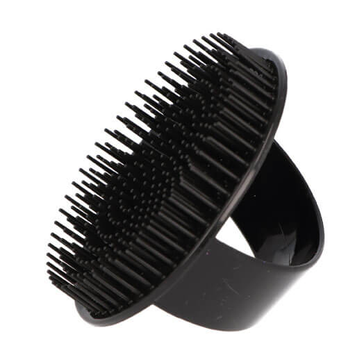 Cepillo Para Champu Masajeador Negro Eurostil