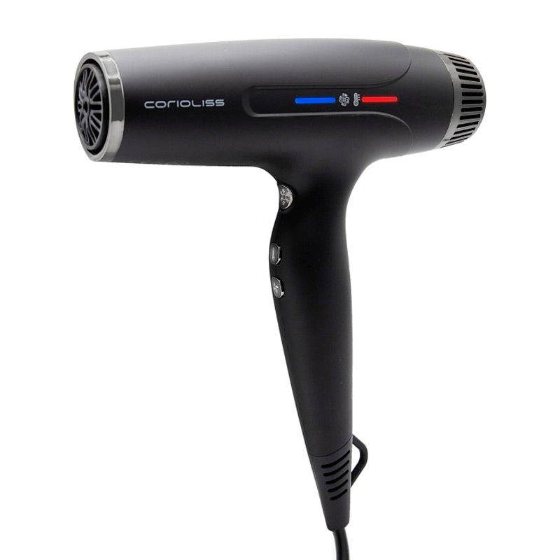 [8474406575325] Corioliss Secador Typhoon (Black Chrome)