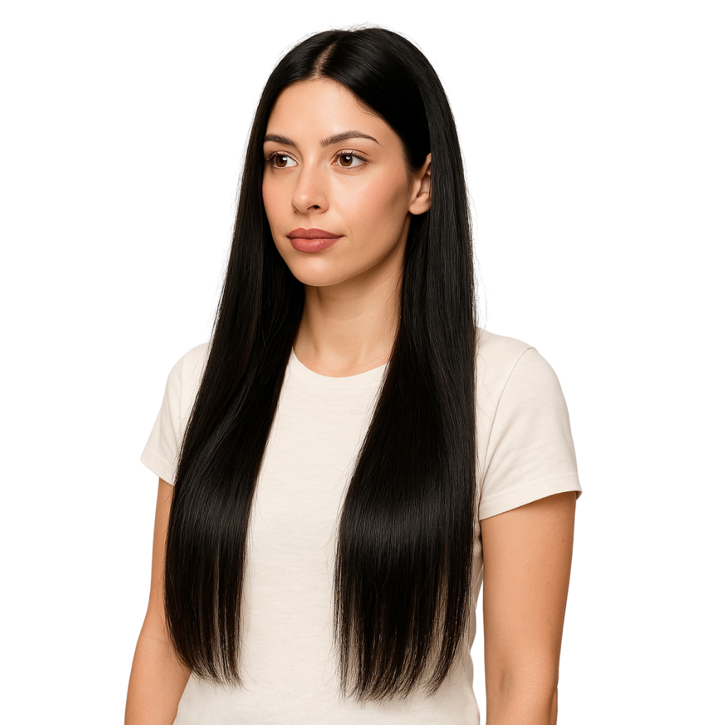 [8435455706986] Elegance Hair Extensions organic hair Clip lisa 6 piezas 50cm 160gr (COLOR 2)