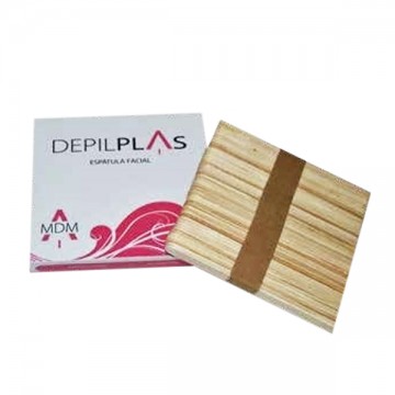 Espatula Cera Facial 100U Depilplas