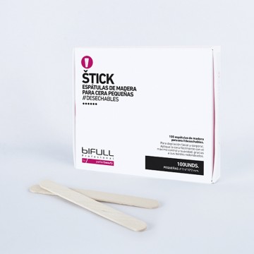 [8435138420383] Espatula De Madera Para Cera Desechables Pequeñas 100U