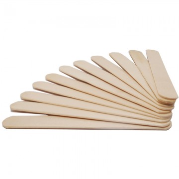 [8435138420376] Espatulas De Madera Para Cera Grandes Desechables 100U