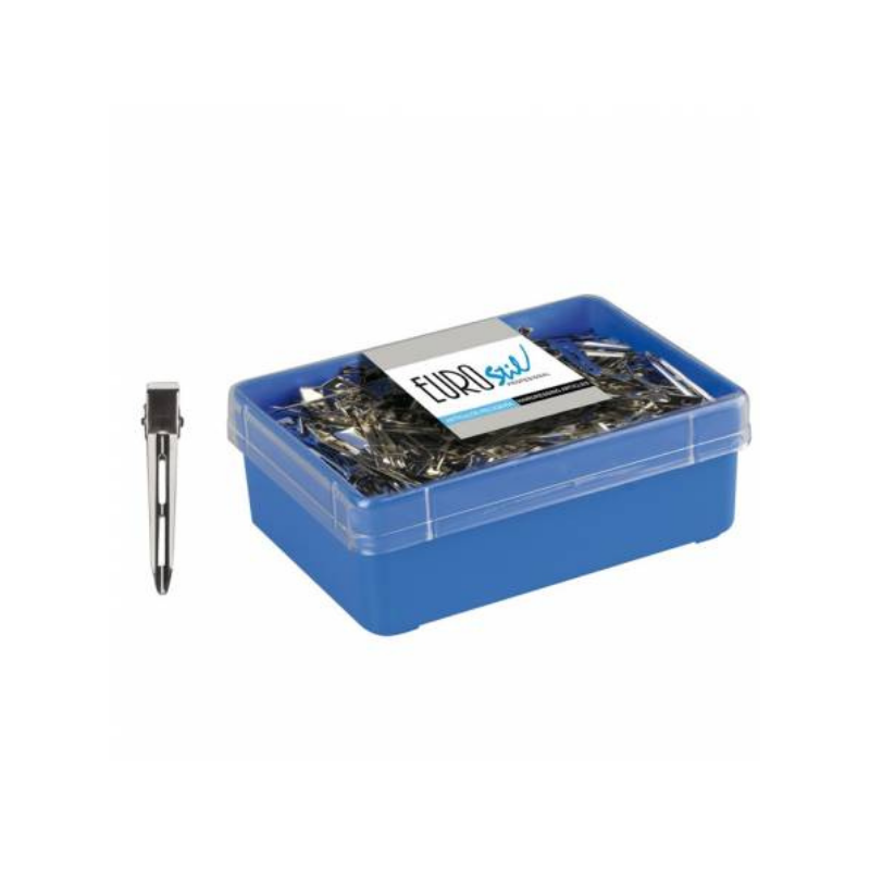 [8423029006747] Eurostil Caja 120 pinzas medianas
