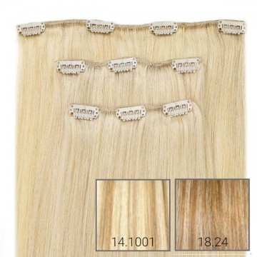 Extension Clip Cabello Natural Twenty 75 Extension Clip 3 Piezas Sangra (1 black)