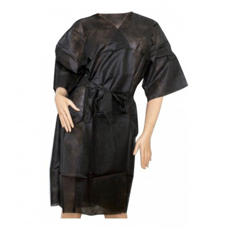 Kimono Desechable Negro 5 Unidades