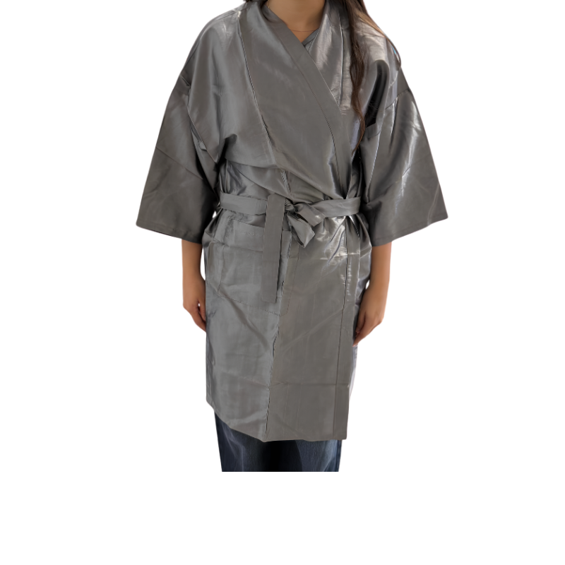 [8435303652274] Kimono peluquería gris MH Cosmetics